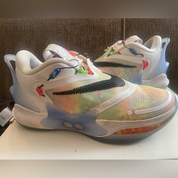 NIKE ADAPT BB 2.0 (White, Black, Multi-color) - Picture 3 of 6